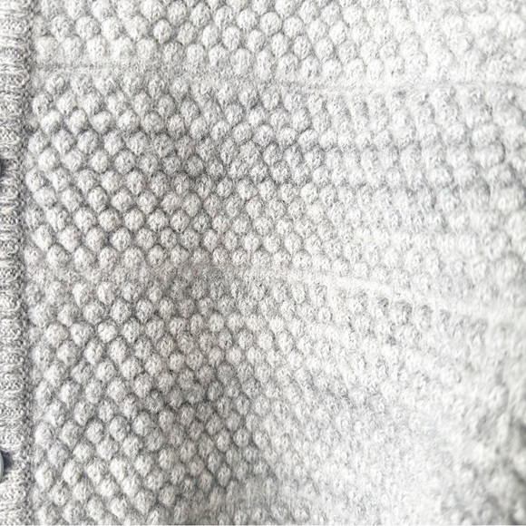 100% Pure New Wool Grey Button Up Knit Cardigan S.N.S Herning Size M - Picture 2 of 9